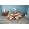 1.8m Reclaimed Teak Character Dining Table with 8 or 10 Santos Chairs - 9