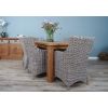 1.8m Reclaimed Teak Taplock Dining Table with 6 Donna Chairs - 1