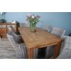 1.8m Reclaimed Teak Taplock Dining Table with 6 Donna Chairs - 3