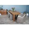 1.8m Reclaimed Teak Taplock Dining Table with 6 Riviera Chairs - 4