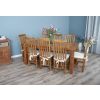 1.8m Reclaimed Teak Taplock Dining Table with 6 or 8 Santos Chairs - 5