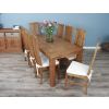 2m Reclaimed Teak Taplock Dining Table with 8 Vikka Chairs - 2