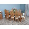 1.8m Reclaimed Teak Taplock Dining Table with 6 or 8 Vikka Chairs - 4