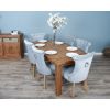 1.8m Reclaimed Teak Taplock Dining Table with 6 Windsor Ring Back Chairs  - 0