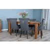 1.8m Reclaimed Teak Taplock Dining Table with 6 Windsor Ring Back Chairs  - 13