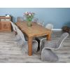 1.8m Reclaimed Teak Taplock Dining Table with 8 Stackable Zorro Chairs - 0