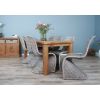 1.8m Reclaimed Teak Taplock Dining Table with 8 Stackable Zorro Chairs - 1