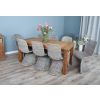 1.8m Reclaimed Teak Taplock Dining Table with 8 Stackable Zorro Chairs - 2
