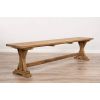 2m Reclaimed Teak Dinklik Backless Bench - 0