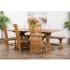 2m Reclaimed Teak Dinklik Dining Table with 1 Backless Bench & 3 Santos Chairs    - 0