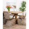 2m Reclaimed Teak Dinklik Dining Table with 1 Backless Bench & 5 Stacking Zorro Chairs    - 1