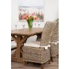 2m Reclaimed Teak Dinklik Dining Table with 1 Backless Bench & 3 Latifa Chairs    - 2