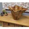 Reclaimed Teak Root Fluted Vase - 0