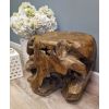 Teak Root Stool / Display Stand - Square - 1