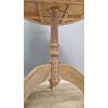 60cm American Oak Circular Hall Table - 1