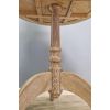 60cm American Oak Circular Hall Table - 2