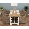 2.4m Ellena Dining Table with 6 Donna Chairs - 0