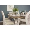 2.4m Ellena Dining Table with 6 Ellena Chairs & 2 Armchairs - 2