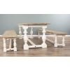 2.4m Ellena Dining Table with 2 Backless Benches - 6