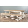 2.4m Ellena Dining Table with 2 Backless Benches - 4