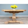 2.4m Reclaimed Elm Pedestal Dining Table - 3