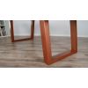 2.4m Industrial Chic Cubex Dining Table - Copper Coloured Legs - 6