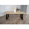 2.4m Industrial Chic Cubex Dining Table - Black Legs - 5