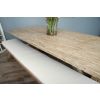 2.4m Farmhouse Cross Dining Table with 2 Dining Benches - 10