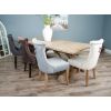 2.4m Farmhouse Cross Dining Table with 10 Windsor Ring Back Chairs - 9