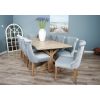 2.4m Farmhouse Cross Dining Table with 10 Windsor Ring Back Chairs - 2
