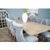 2.4m Farmhouse Cross Dining Table with 10 Windsor Ring Back Chairs - 3