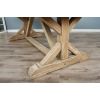 2.4m Farmhouse Cross Dining Table with 8 Donna Armchairs - 12