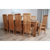 2.4m Reclaimed Teak Taplock Dining Table with 8 Vikka Chairs & 2 Vikka Armchairs  - 7
