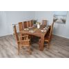 2.4m Reclaimed Teak Taplock Dining Table with 8 Vikka Chairs & 2 Vikka Armchairs  - 1