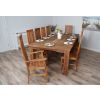 2.4m Reclaimed Teak Taplock Dining Table with 8 Vikka Chairs & 2 Vikka Armchairs  - 2