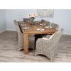 2.4m Reclaimed Teak Taplock Dining Table with 8 Donna Chairs - 3