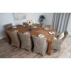 2.4m Reclaimed Teak Taplock Dining Table with 8 Donna Chairs - 1