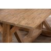 2m Reclaimed Teak Dinklik Dining Table With 2 Backless Benches - 6