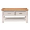 Eden Coffee Table with Drawer & Shelf - 1