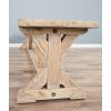3m Farmhouse Cross Backless Bench - 1