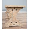 3m Farmhouse Cross Dining Table with 2 Backless Benches - 12