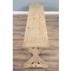 3m Farmhouse Cross Backless Bench - 4