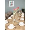 3m Farmhouse Cross Dining Table with 12 Stackable Zorro Chairs - 4