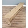 3m Farmhouse Cross Dining Table with 2 Backless Benches - 15