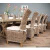 3m Farmhouse Cross Dining Table with 10 Latifa Chairs & 2 Armchairs - 2