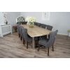 3m Industrial Chic Cubex Dining Table with Stainless Steel Legs & 10 Windsor Ring Back Chairs  - 2
