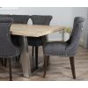 3m Industrial Chic Cubex Dining Table with Stainless Steel Legs & 10 Windsor Ring Back Chairs  - 7