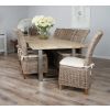 3m Industrial Chic Cubex Dining Table with Stainless Steel Legs & 10 Latifa Chairs - 2