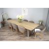 3m Industrial Chic Cubex Dining Table with Stainless Steel Legs & 8 Scandi Armchairs - 2
