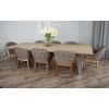 3m Industrial Chic Cubex Dining Table with Stainless Steel Legs & 8 Scandi Armchairs - 6